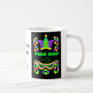 Colorful Mardi Gras Coffee-Mok voor persoonlijke p Koffiemok