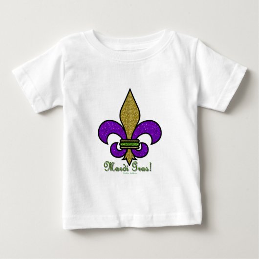 Colorful Mardi Gras Fleur De Lis (Voorkant)