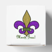 Colorful Mardi Gras Fleur De Lis Bedankdoosjes (Bovenkant)