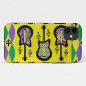 Colorful Mardi Gras Guitars Case-Mate iPhone Case (Achterkant (horizontaal))
