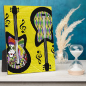 Colorful Mardi Gras Guitars Fotoplaat (Zijkant)