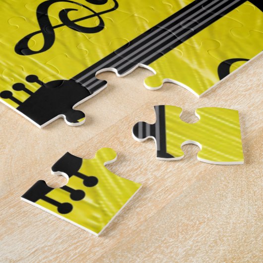 Colorful Mardi Gras Guitars Legpuzzel (Zijkant)