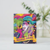 Colorful Mardi Gras MaskPoster Briefkaart (Staand voorkant)