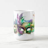 COLORFUL MARDI GRAS MASKS KOFFIEMOK (Center)