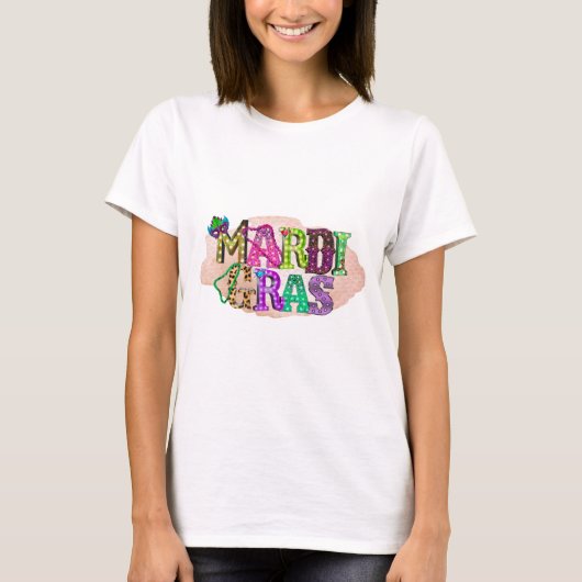 Colorful Mardi Gras t-Shirt (Voorkant)