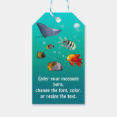 Colorful Marine Creaters Cadeaulabel (Achterkant)