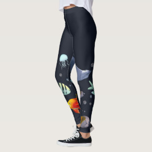 Colorful Marine Creaters Leggings