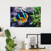 Colorful Marine Life Poster (Thuiskantoor)