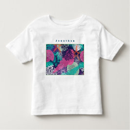 Colorful Marine Pattern Zee Life Starfish Seaweed Kinder Shirts
