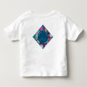 Colorful Marine Pattern Zee Life Starfish Seaweed Kinder Shirts (Achterkant)