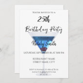 Colorful martini cocktail kaart (Voorkant / Achterkant)