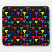 Colorful Martini Cocktail Pattern Muismat (Voorkant)