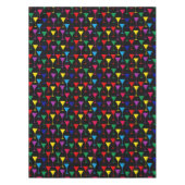 Colorful Martini Cocktail Pattern Tafelkleed (Voorkant)