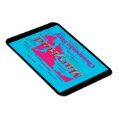 Colorful Maryland State Pride Map Silhouette Magneet (Rechterzijde)