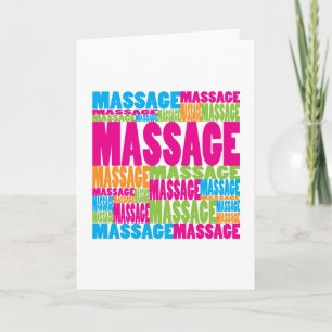 Colorful Massage Kaart