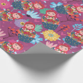 Colorful Matreshka Cadeaupapier (Hoek)