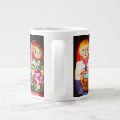 Colorful Matryoshka Dolls Grote Koffiekop (Achterkant)