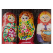 Colorful Matryoshka Dolls Snijplank (Voorkant)