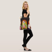 Colorful Matryoshka Dolls Tote Bag (Op model)