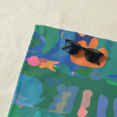 Colorful Maximalist Boho Abstract, persoonlijk gep Strandlaken (In situ)