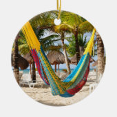 Colorful Mayan Hammock Cozumel Mexico Ornament (Voorkant)