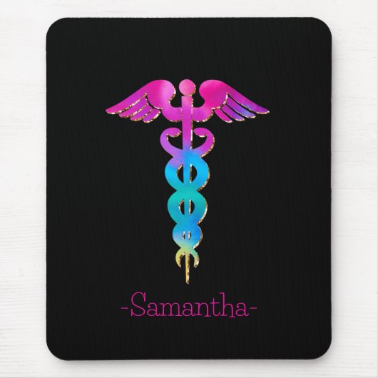 Colorful Medical Sign Muismat (Voorkant)