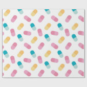 Colorful Medicine Pills Nurse Doctor, goed Cadeaupapier (Vlak)