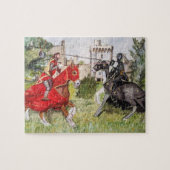 Colorful Medieval Joust Legpuzzel (Horizontaal)