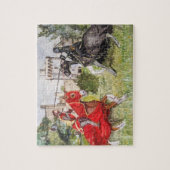 Colorful Medieval Joust Legpuzzel (Verticaal)