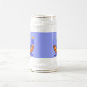 Colorful Menorah Hanukkah Gift Bierpul (Center)