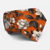 Colorful Menswear Ties Gardenias Stropdas (Opgerold)