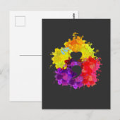 Colorful Mental Health Awareness Semicolon Briefkaart (Voorkant / Achterkant)