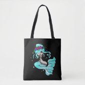 Colorful Mermaid Canvas tas (Voorkant)