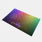 Colorful Mermaid Deurmat (Schuin)