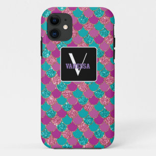 Colorful Mermaid Glitter - Personaliseer uw eigen Case-Mate iPhone Case