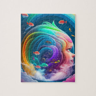 Colorful Mermaid Legpuzzel