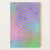 Colorful Mermaid Scales Planner (Achterkant)