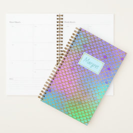 Colorful Mermaid Scales Planner