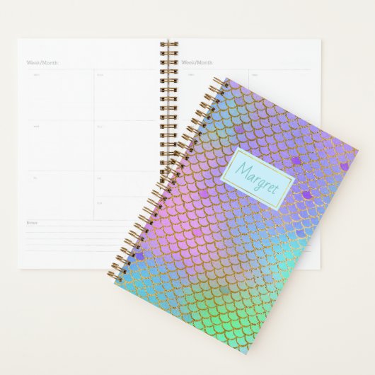 Colorful Mermaid Scales Planner (Display)