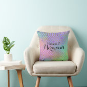 Colorful Mermaid Scales Sierkussen (Stoel)