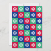 Colorful Merry and Bright kerstfotokaart Feestdagenkaart (Achterkant)