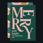 Colorful  merry chritsmas aankondiging<br><div class="desc">Kleurrijke  grafische typografie is een vrolijke chritsmas-kaart. Een deel van een stoutmoedig feestelijk collectie.</div>