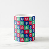 Colorful Merry en Bright kerstkoffie Mok (Center)