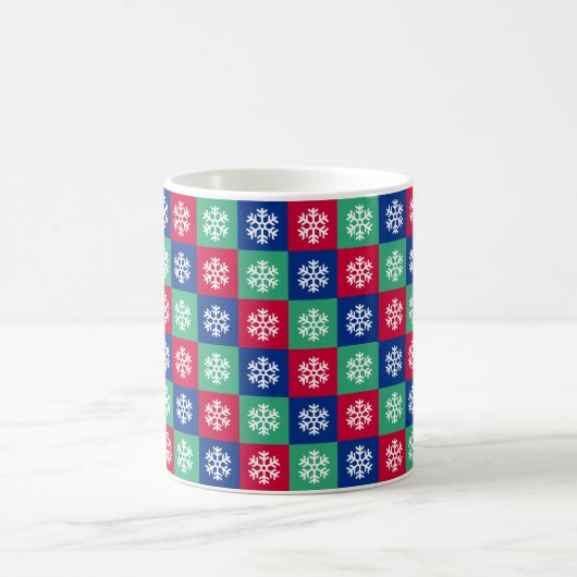 Colorful Merry en Bright kerstkoffie Mok (Center)