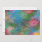 Colorful Merry en Bright Love and Light Holiday Feestdagenkaart (Achterkant)