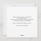 Colorful Merry Everything Inclusive NON-PHOTO  Feestdagenkaart (Achterkant)