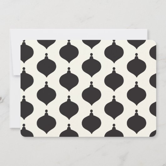 Colorful  Merry + getrouwde chritsmas foto Aankondiging (Achterkant)