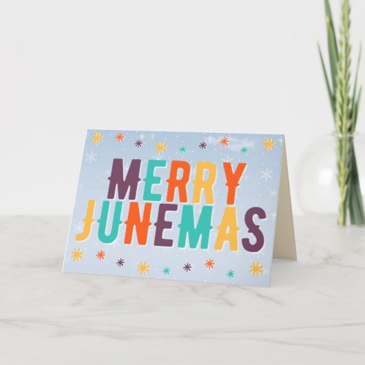 Colorful Merry Junemas-kaart Kaart (Voorkant)
