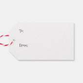 Colorful Merry kerst Cadeaulabel (Achterkant Horizontaal)