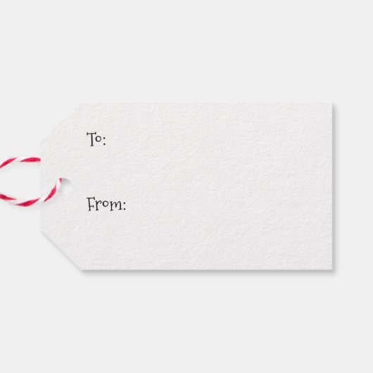 Colorful Merry kerst Cadeaulabel (Achterkant Horizontaal)